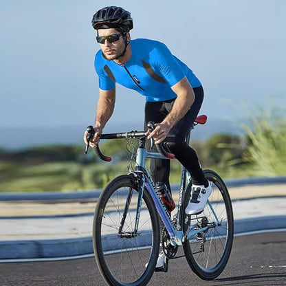 - FEIXIANG Men’s Cycling Jersey | Short Sleeve Cycle Tops -