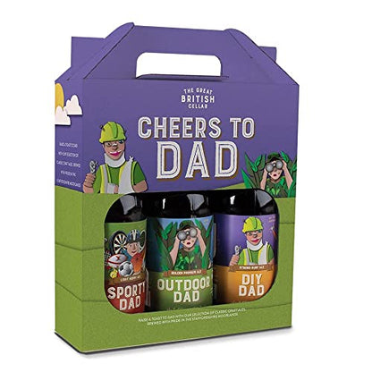 - The Great British Cellar Cheers to Dad | Gift Pack Containing 3 -