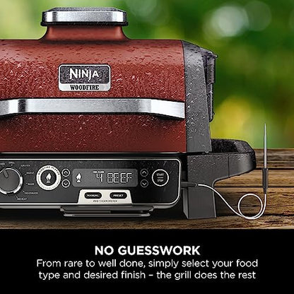 - Ninja Woodfire Electric Outdoor BBQ Grill | Smoker and Air Fryer with Pellets and Digital Probe -