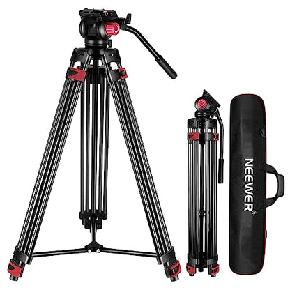 - NEEWER 79"/200cm Video Tripod | Heavy Duty Aluminum Alloy Camera Tripod Stand -