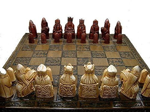 - Isle of lewis chessmen | full size complete set of chess set game pieces vintage and collectors -