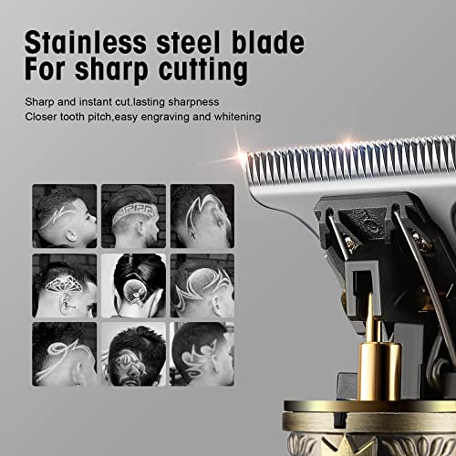 - Suttik Mens Hair Clippers | Cordless Professional Hair Trimmer | Comes With Charging Dock Beard Trimmer Haircut & Grooming Kit for Men -