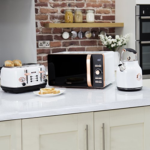 - Tower Bottega T10020W Rapid Boil Traditional Kettle | Temperature Dial -