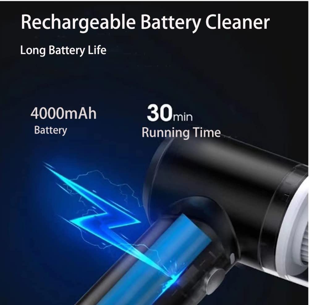 - WHJC Handheld Vacuum Cordless, 9000Pa Rechargeable Portable Lightweight Mini Vacuum