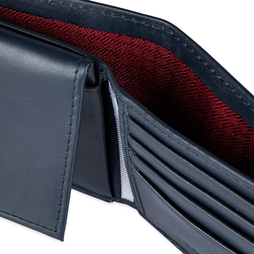 - Tommy Hilfiger | Slim Bifold Wallet Bi-Fold | Navy Dore -