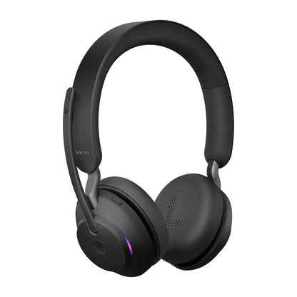 - Jabra Evolve2 65 Wireless PC Headset | Noise Cancelling Microsoft Teams Certified Stereo Headphones  -