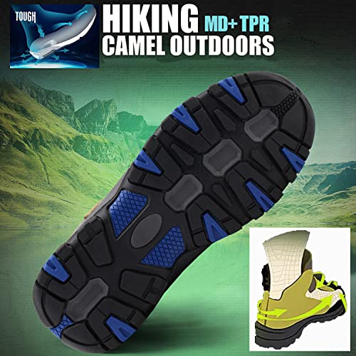 - Unitysow Men's Trekking Hiking Shoes -  Walking Shoes -Trainers Outdoor Lightweight Camping Climbing -Shoes Sneaker,Brown-2,8 UK