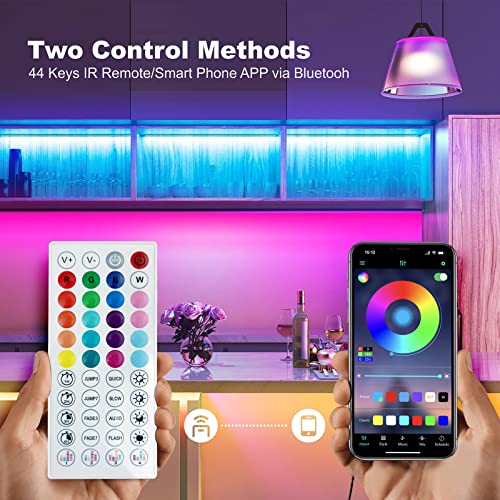 - zyzykeji Led Strip Light 20m with Music Sync, RGB Smart Strip Lights