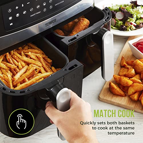 - Tower T17088 Vortx | 9L Dual Basket | Air Fryer -