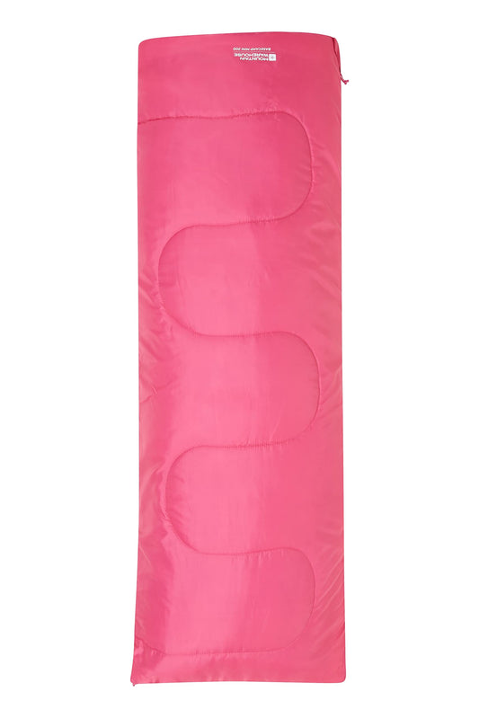 - Mountain Warehouse Basecamp 200 Mini Sleeping Bag | 2 Season | 160 * 65cm -