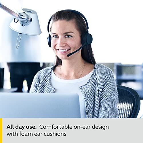 - Jabra Evolve 20 Stereo Headset | Microsoft Certified Headphones for VoIP Softphone | Passive Noise Cancellation -