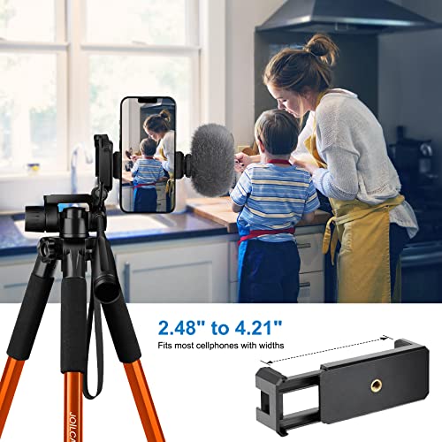 - JOILCAN Camera Tripod For Canon Nikon Sony | 65" | Aluminum Alloy Tripod Stand -