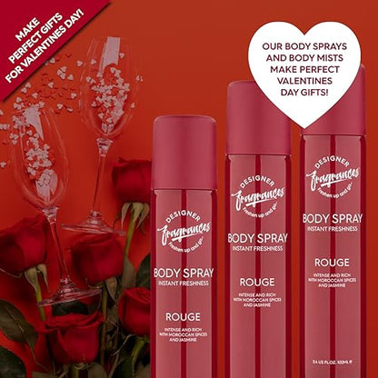 Designer Fragrances 3 Pack Moizelle Bundle - Women's Feminine Body Mist Spray Bottles - For Silky Soft, Beautifully Smelling Divine & Fresh Skin, Revitalizing, Hydrating - Great Gifts - 250ml