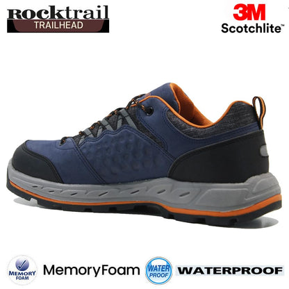 - Mens Waterproof Hiking Trainers | Memory Foam | Sturdy Grip -