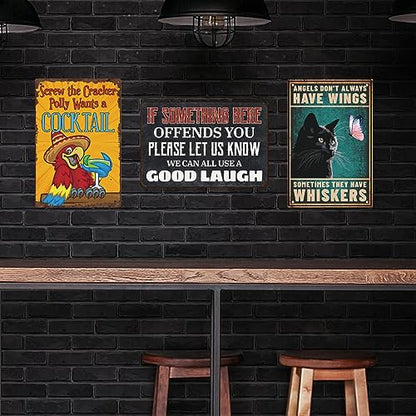 - SUPERDANT | Metal Tin Signs | Vintage Garage Man Cave Decor -