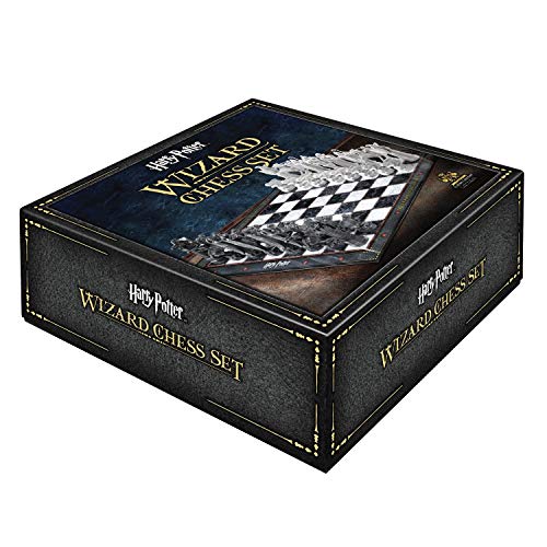 - The Noble Collection | Harry Potter Wizard Chess Set | Includes Chess Piece Storage Bags -