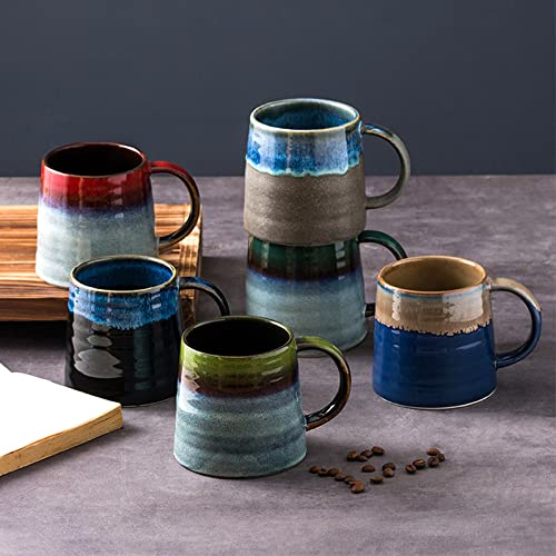 - SECELES 400ml Large Ceramic Coffee Mugs | 14Oz Handmade -
