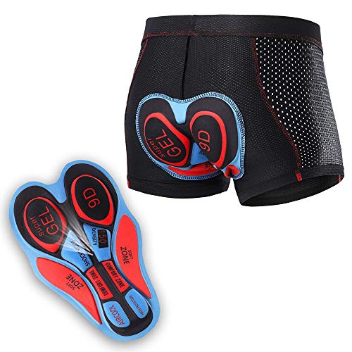 - Lixada Men's Cycling Undershorts | 3D Padded Breathable Mesh | Biking Underwear Shorts -