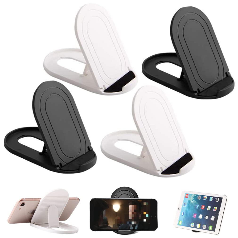 - Morices 4 Pcs Foldable Cell Phone Stand | Oval Shaped Multi-Angle -