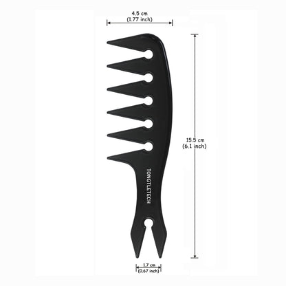- Texture Comb | Men Hair Wide Tooth Comb Styling Comb -