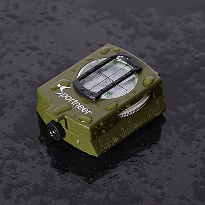 - Sportneer Compass | Hiking Compass Navigation | Waterproof Shockproof Military Compass -