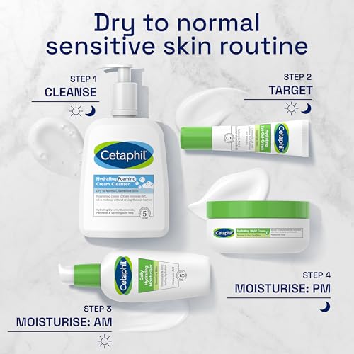 Cetaphil Hyaluronic Acid Eye Gel, 14ml, Eye Cream with Niacinamide, Visibly Reduce Dark Circles, Vegan-Friendly