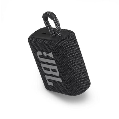 - JBL GO 3 | Wireless Bluetooth portable speaker | integrated loop for travel | USB C charging cable -