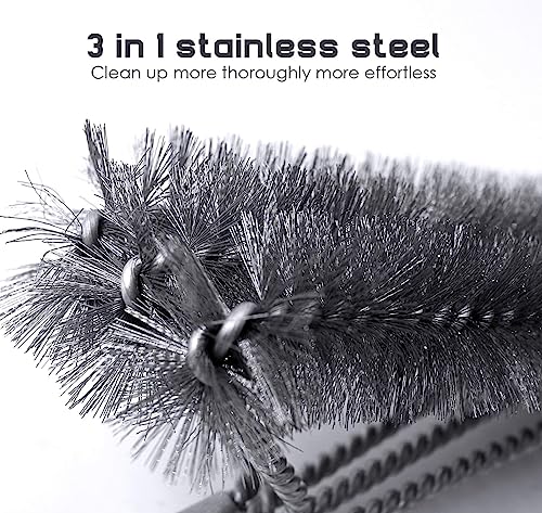 - ZWMYF BBQ Grill Cleaning Brush&Scraper – Barbecue Wire Brush for Grill