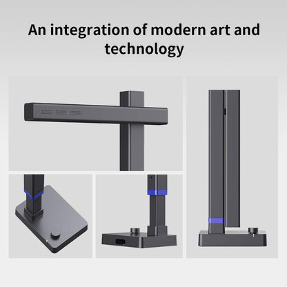 CZUR Shine Ultra Portable Book Scanner, Foldable Document Scanner with 13MP Camera, Scanner for up to A3 Size, USB 2.0 High-Speed Scanning for Schools and Offices, Compatible with Windows/macOS