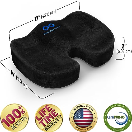 - Everlasting Comfort Memory Foam Seat Cushion -