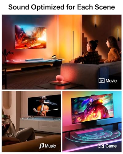 - ULTIMEA Sound Bar for TV with Subwoofer -