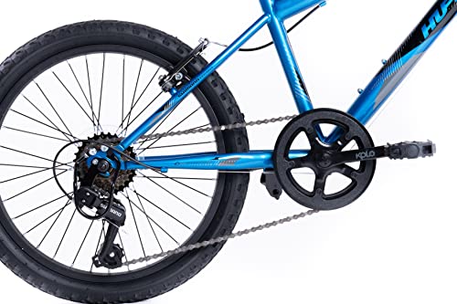 - Huffy Stone Mountain Bike | 20 Inch Wheel | 6 Speed | Metallic Blue 6-9yrs -