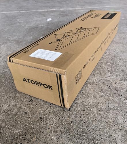 ATORPOK SHOP Camp Beds for Adults with Cushion and Pillow, Portable Travel Camping Cot for Sleeping, Lightweight Tent cot with Carry Bag Supports 450 lbs (Gray)