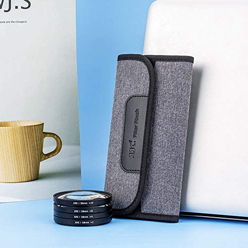 - JJC 58mm Close-Up Macro Filter Kit | (+2, 4, 8, 10) | Filter Pouch -