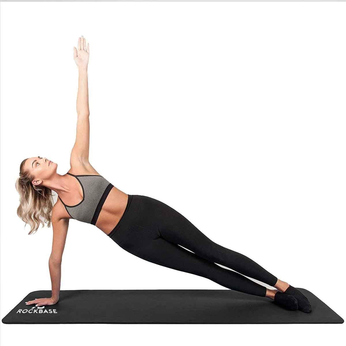 - Yoga Mat Soft Foam 10mm Thick Gym Exercise Fitness Pilates Workout Mat Non Slip