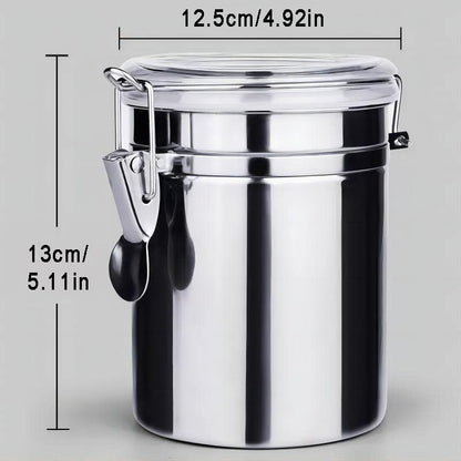 - Toolzia Airtight Coffee Bean Storage Container Canister | Coffee Storage Vacuum -