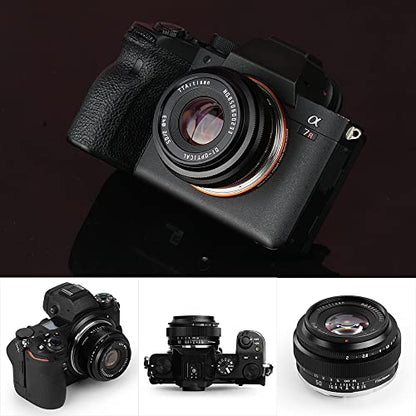 - TTArtisan 50mm F2 Full Frame Manual Camera Lens | Compact Design Light Weight Standard Focal Length Camera Lens for Fuji X-Mount -