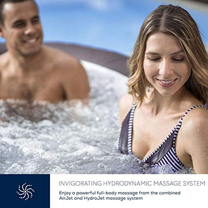- Lay-Z-Spa Maldives Luxury Hot Tub | 8 HydroJet Pro Massage System | Inflatable Spa | LED Lights | Foot Massager | Freeze Shield Technology | 5-7 Person -