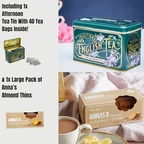 Birthday Gifts Hamper for Men | Fathers Day Hamper Including Novalty Socks, Almond Thins, Border Biscuits, Afternoon Tea, Walkers Shortbread and more!