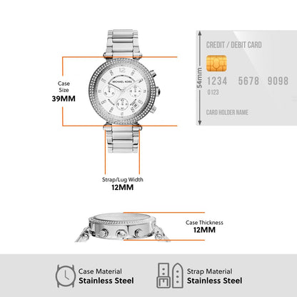 - Michael Kors Parker Chronograph Quartz Watch -