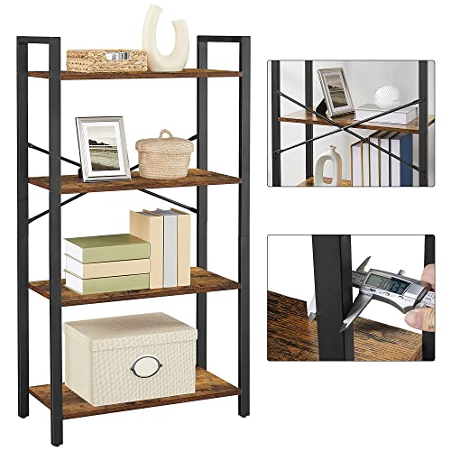- VASAGLE 4 Tier Shelf Bookcase -