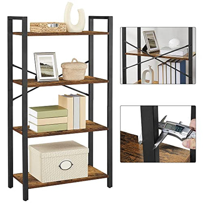- VASAGLE 4 Tier Shelf Bookcase -