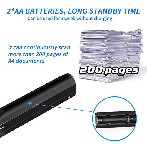 - Houkiper Portable Scanner | Handheld Document Scanner A4 Images -