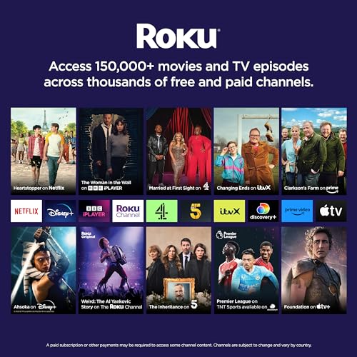 - Roku Express (New, 2023) | HD Streaming Device with High-Speed HDMI Cable -