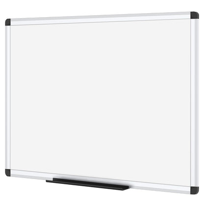 - VIZ-PRO Magnetic Dry Erase Board, Silver Aluminium Frame, 60 x 45 cm -
