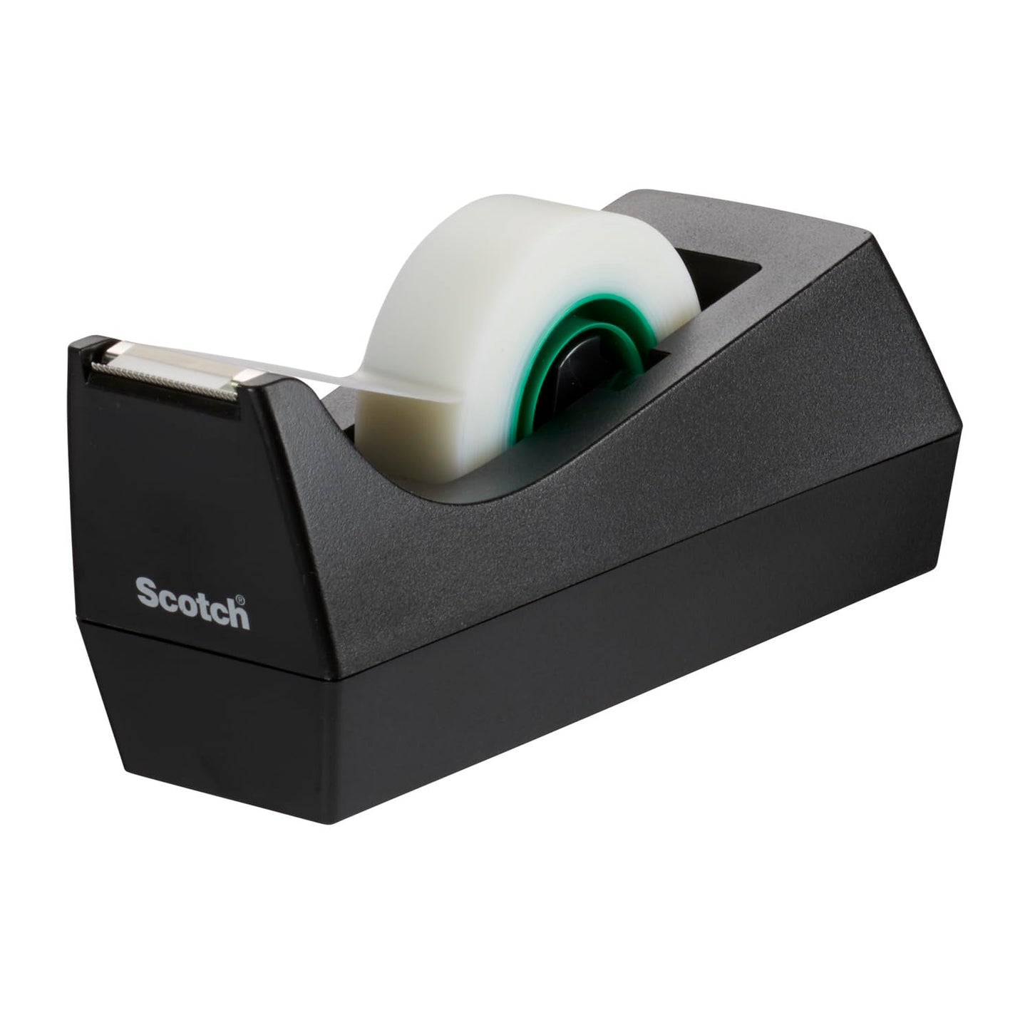 - Scotch Desktop Tape Dispenser C38 | Black | Desktop Adhesive Distributor - Refillable Sticky Tape Dispenser For Home And Office -