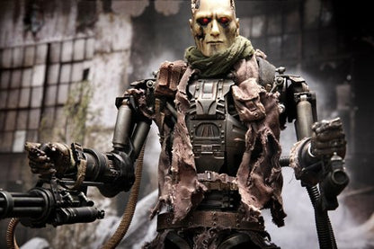 - Hot Toys Movie Masterpiece Terminator | 4 1/6 Scale Figure T-600 Damage Skin Version -