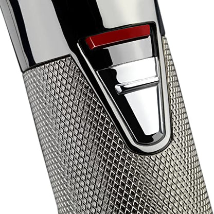 BaBylissPRO High-Torque Super Motor Beard Trimmer, 2 Japanese steel blades, metal housing, cordless