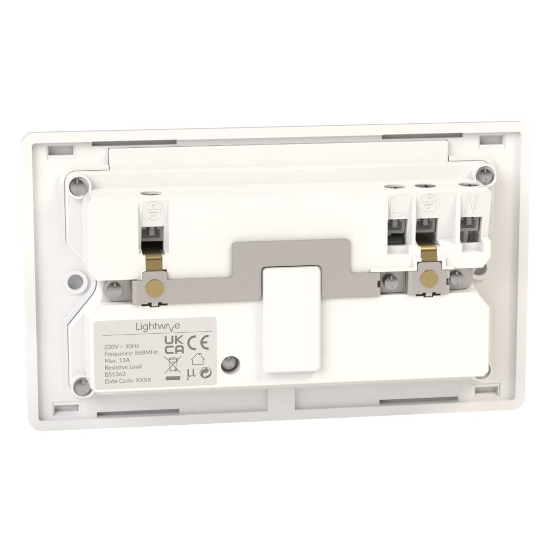 - Lightwave LP42WHMK2 Smart Socket | 3000 W | 230 V -