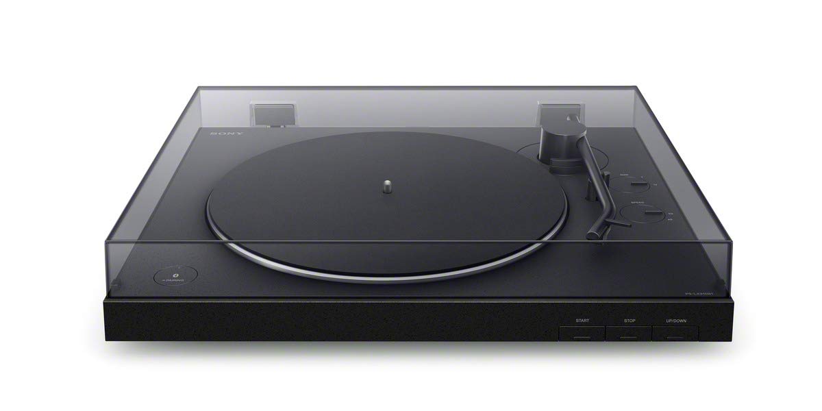 - Sony PS-LX310BT Bluetooth Turntable with built-in Phono Pre-Amp | 2 speeds and 3 gain modes | Black -